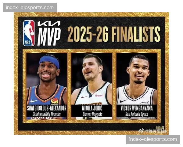 NBA联盟正式公布本赛季常规赛MVP，尼古拉-约基奇第三次当选